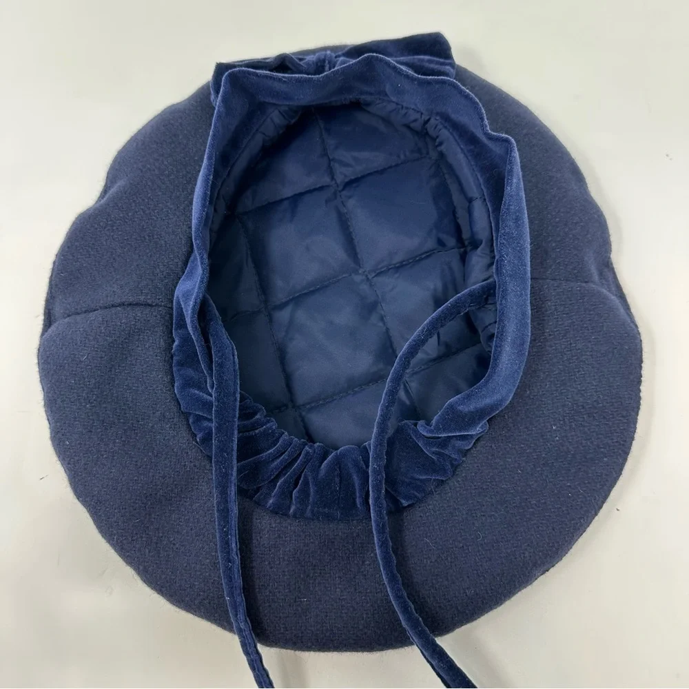 Vintage Skyline Wool & Velvet Coat and Hat Girls